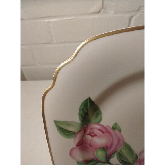 The Camillia 8" Square Plate Syracuse China Onondaga Pottery - Picture 5 of 9